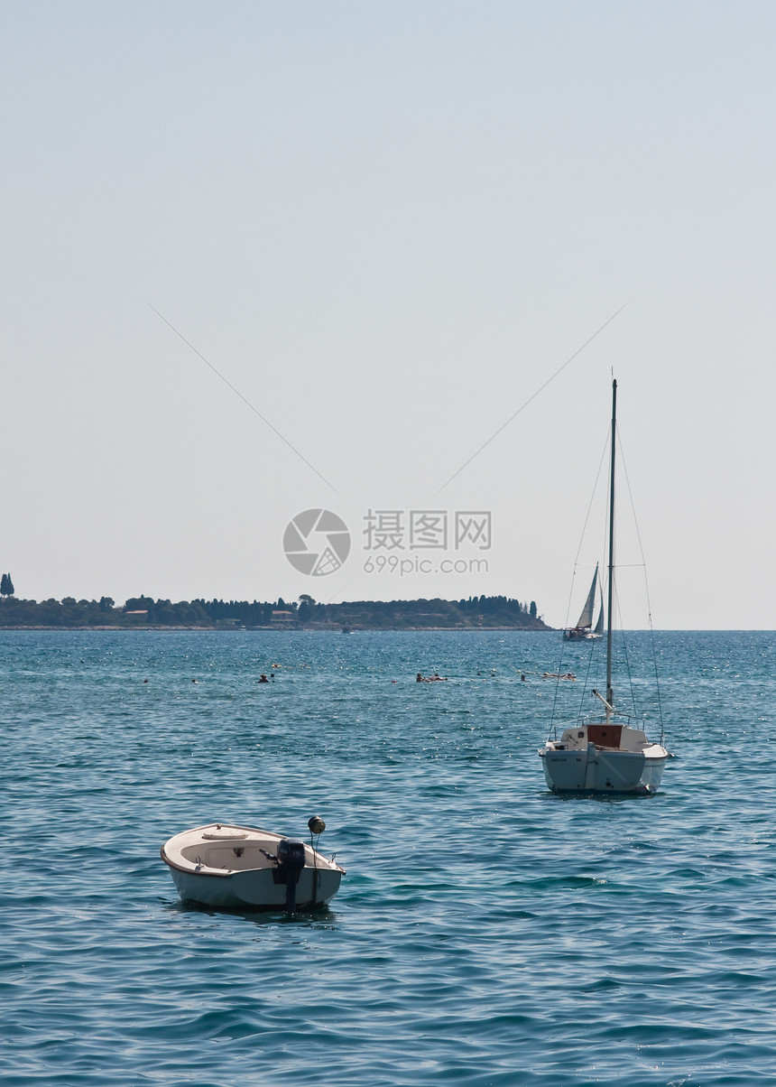 克罗地亚海景 克罗地亚海浪海洋旅行假期支撑温泉娱乐波浪形晴天表面图片