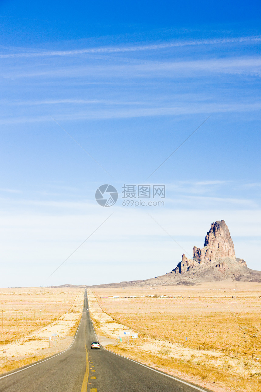 美国亚利桑那州亚利桑那岩层交通岩石世界风景道路汽车旅行车辆位置图片