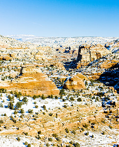 美国犹他州犹他州博因顿构造岩石世界地质学风景旅行位置地质峡谷外观背景