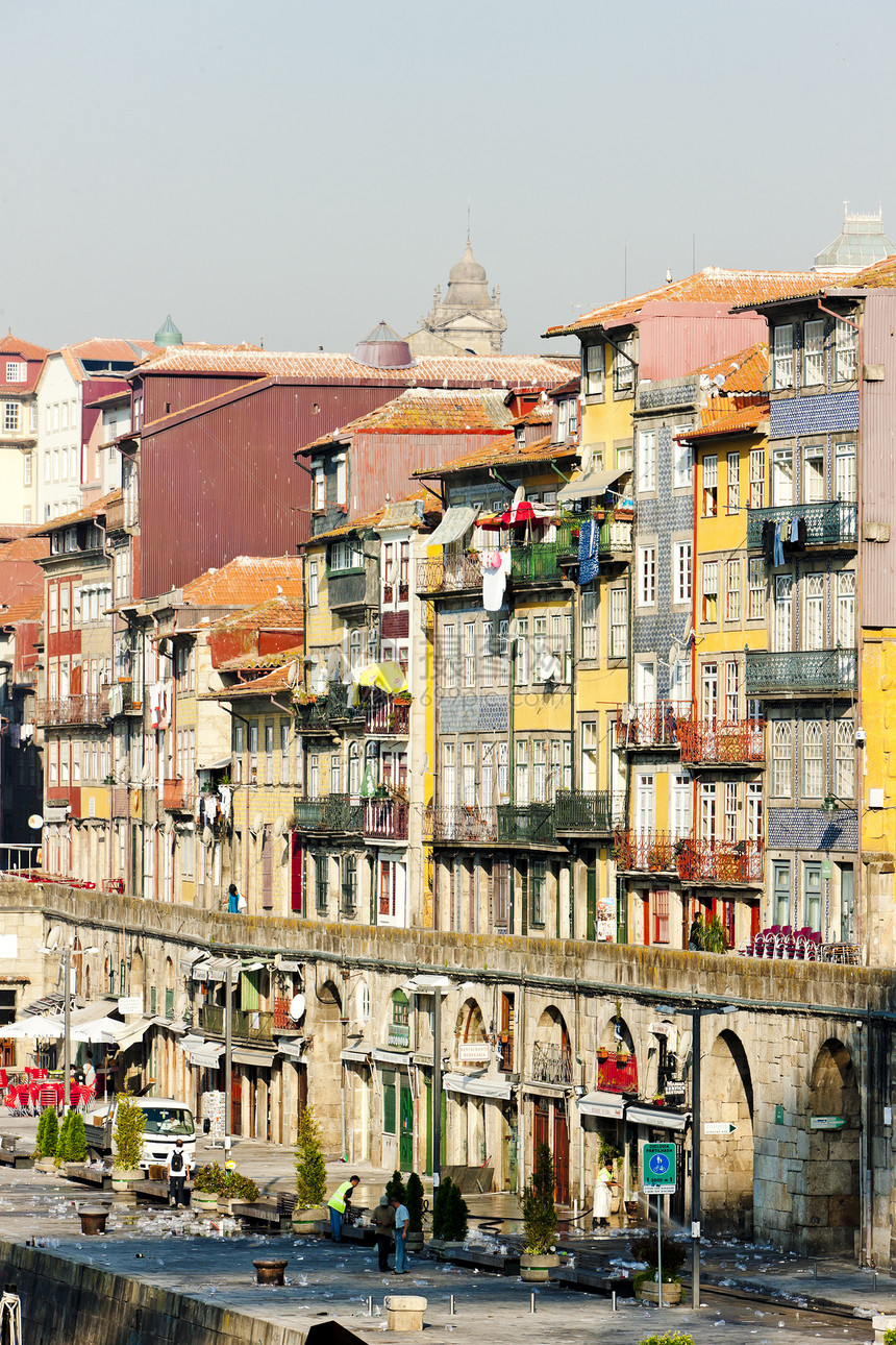 葡萄牙波尔托里贝拉省里贝拉区房子世界遗产街道建筑世界位置外观码头城市旅行图片