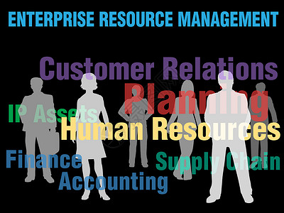 ERM 机构资源管理企业经营人背景图片