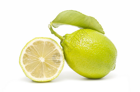 新鲜柠檬素食植物季节食物石灰绿水果背景图片