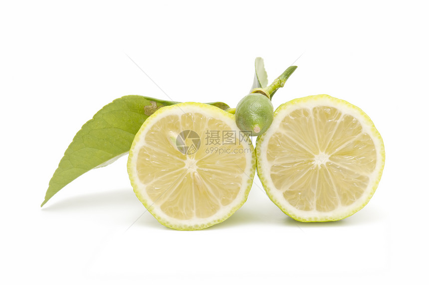 新鲜柠檬素食食物水果植物季节石灰绿图片