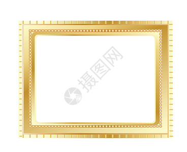 金金框金属插图金子敷料线条窗户黄色框架背景图片
