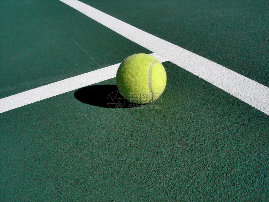 网上网球在法庭上打球图片