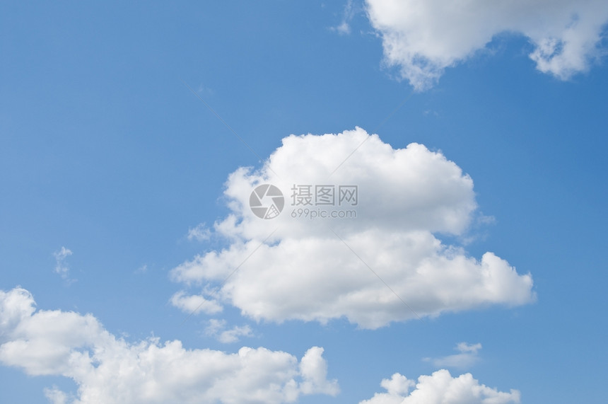 蓝天空和白云天堂天气柔软度气象蓝色气候天际风景自由环境图片