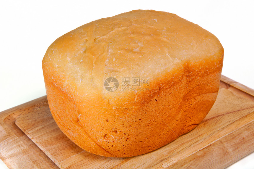 家庭式白面包生活燕麦植物面粉黄色木头厨房面包食物小麦图片