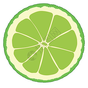切贝利利姆切石点数片段绿色水果插画
