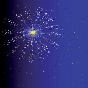 烟花天空娱乐庆典享受火箭乐趣派对生日新年夜空背景图片