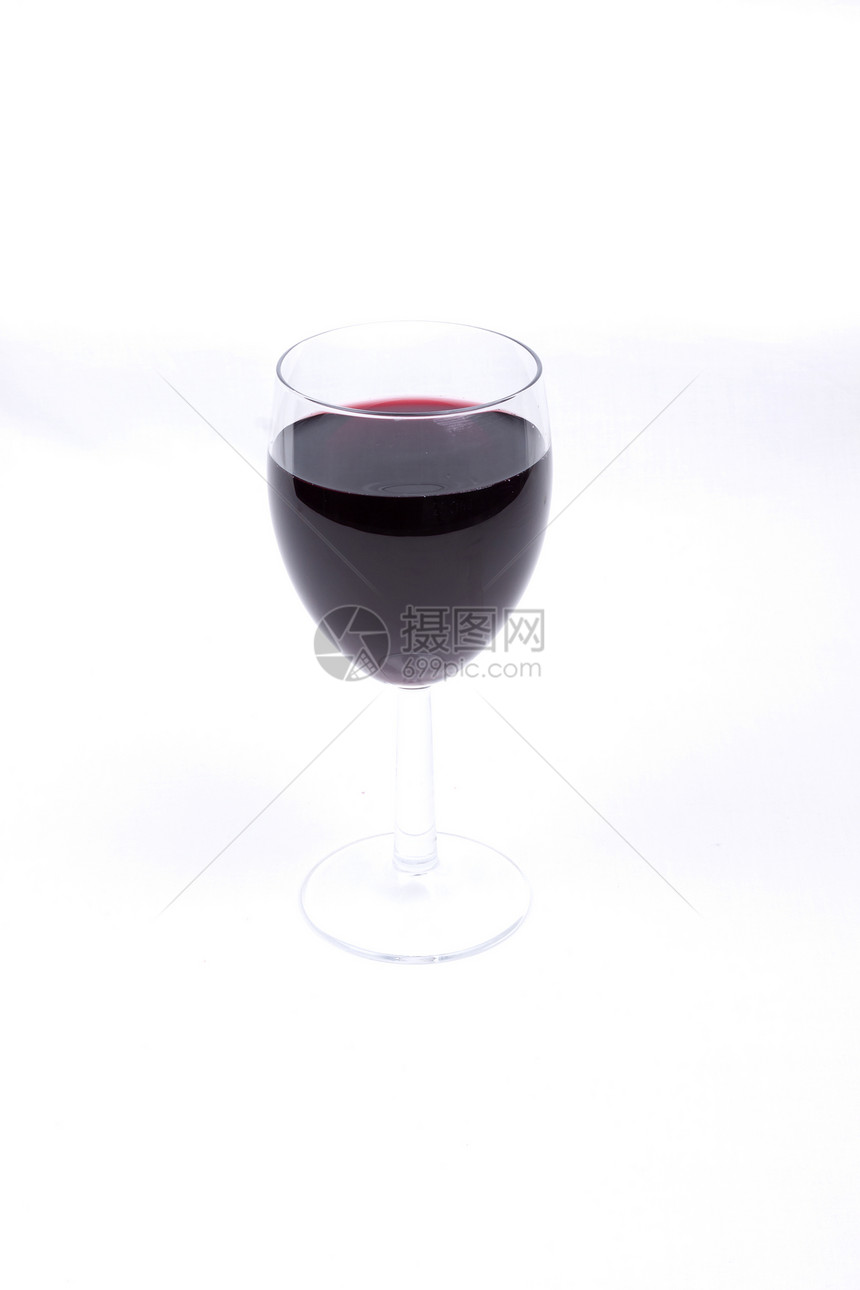 一杯白底红葡萄酒餐厅周年酒吧酒瓶酒精红色饮料桌子纪念日环境图片
