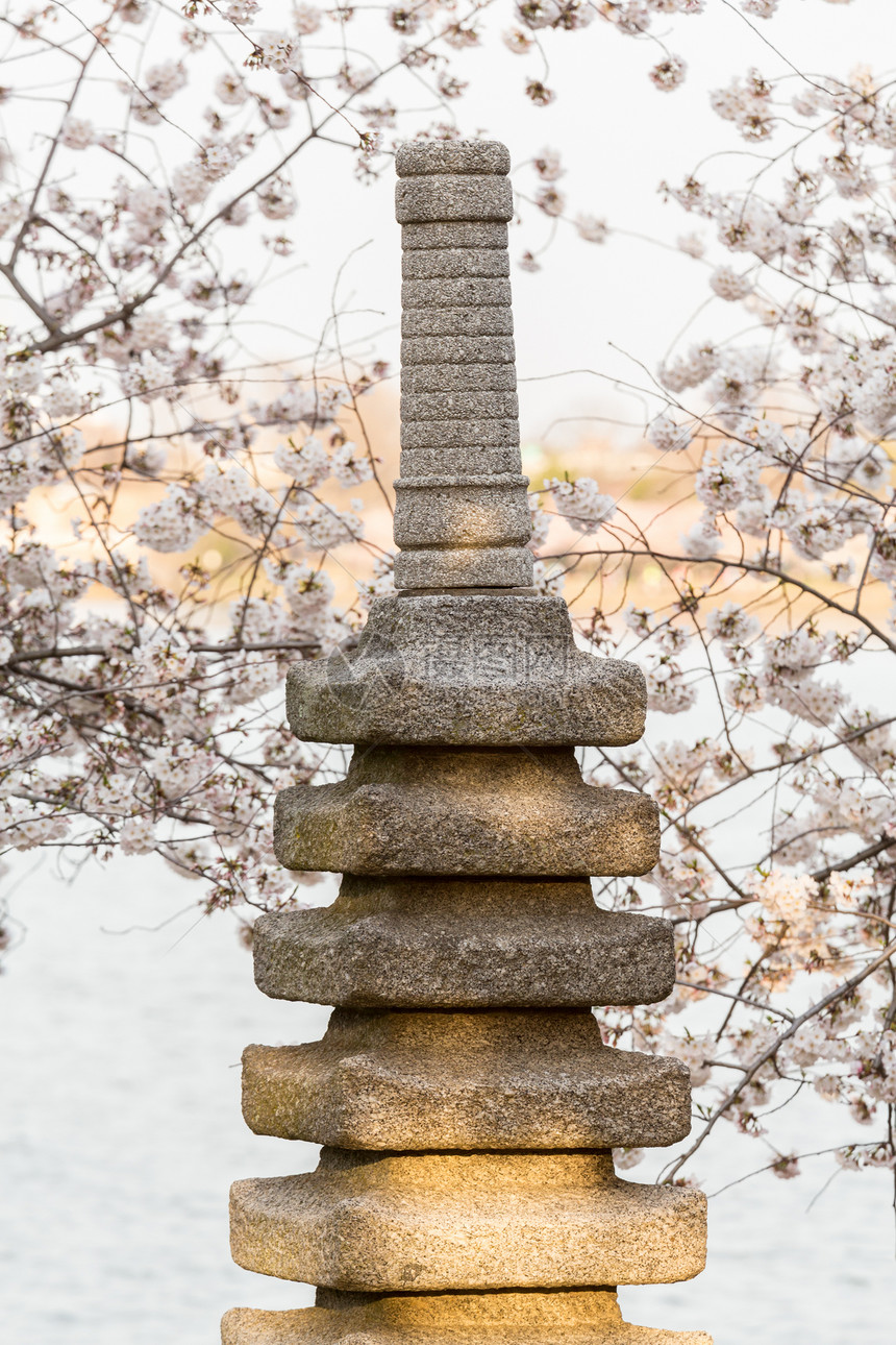 和日本纪念碑季节花岗岩公园直流电盆地潮汐建筑学旅游雕刻旅行图片