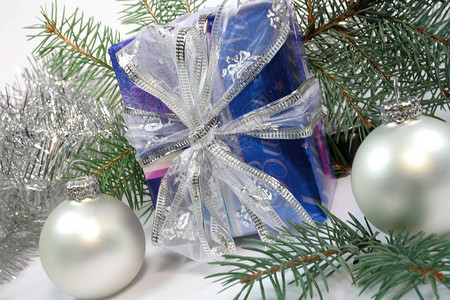 圣诞礼物礼品礼物饰品惊喜包装纸环形背景图片