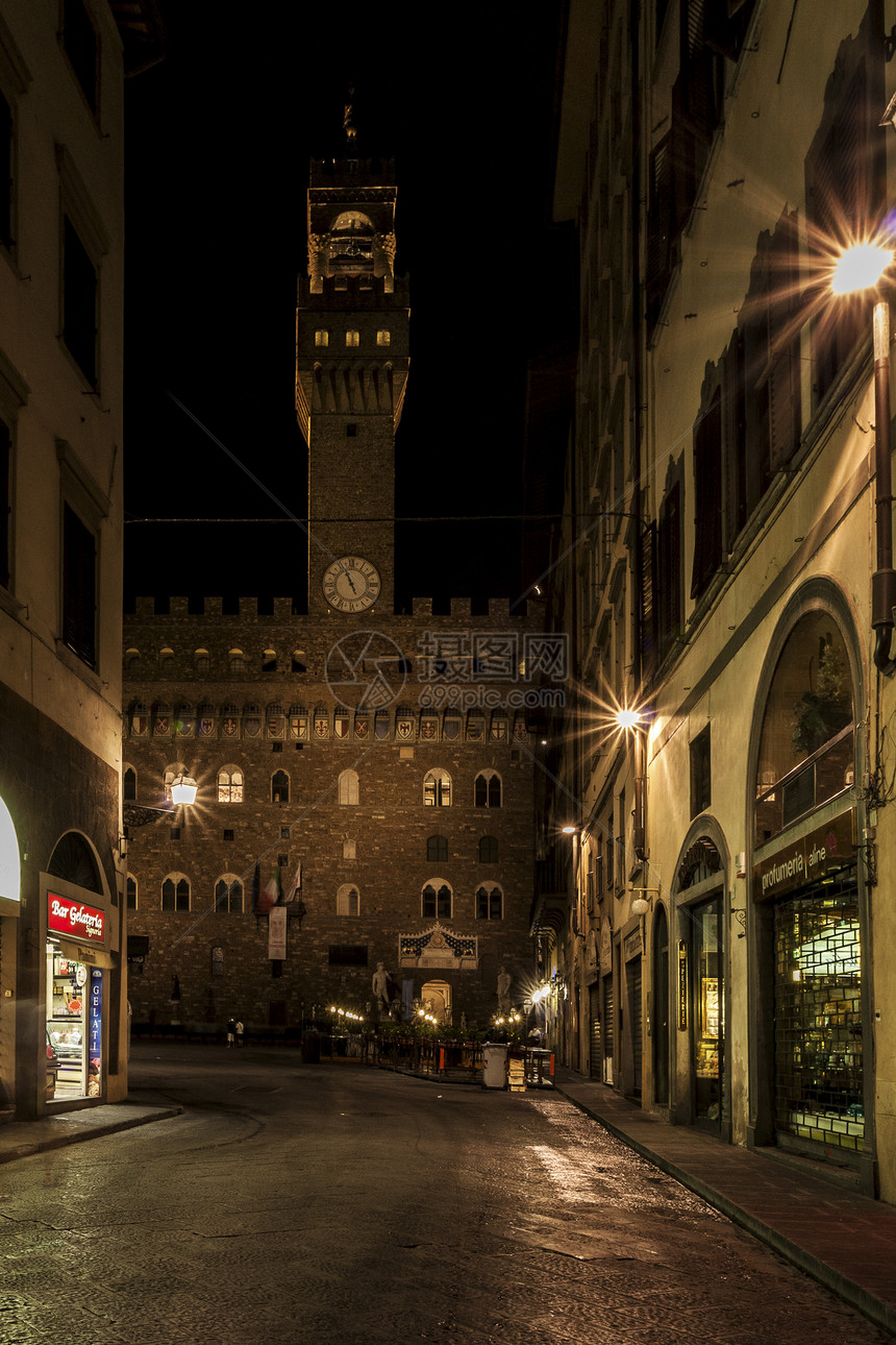 佛罗伦萨中世纪街图片