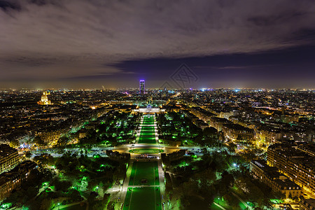 日耳曼Eiffel铁塔夜景背景