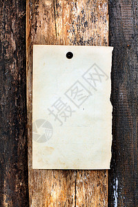 木制背景的空白纸木头招牌明信片标语胶合木材卡片纸板白色木板背景图片