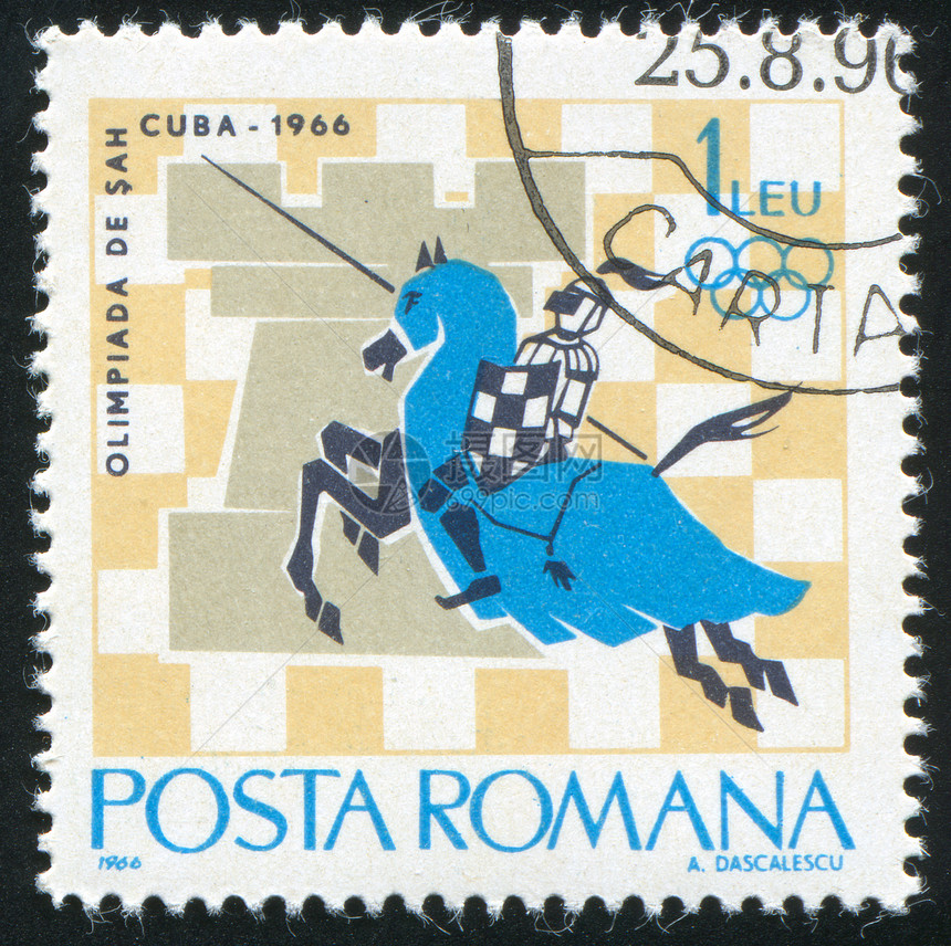 骑士邮票动物盔甲比赛知识分子尾巴耳朵古董邮件集邮图片