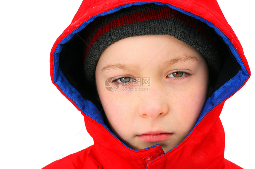 冬天的悲哀男孩罪行焦虑思维动荡悲伤孩子男性伤害孤独童年图片