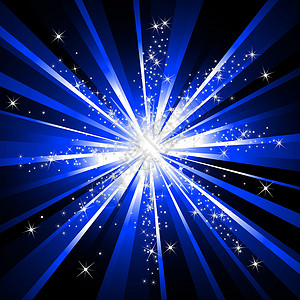 爆炸星星星装饰品光束金属激光背景图片