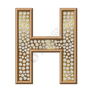 钻石特性水晶珠宝宝石金属反射字母背景图片