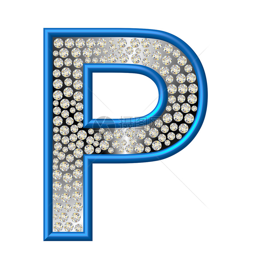 钻石特性P珠宝反射水晶字母宝石金属图片