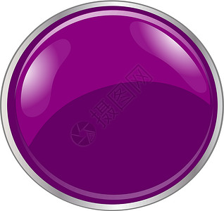 彩色按钮 3D互联网主页老鼠粉色网络圆圈网站紫色背景图片