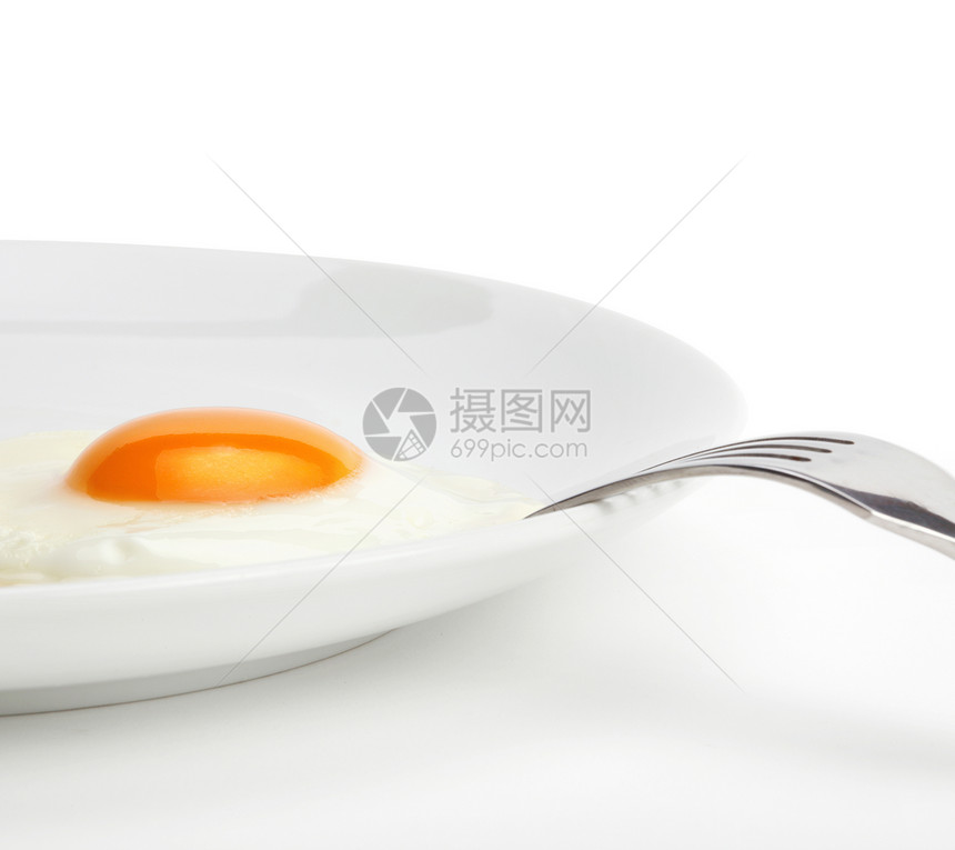 盘子煎蛋图片