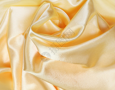 丝织布背景编织布料黄色丝绸曲线服装帆布风格投标海浪背景图片
