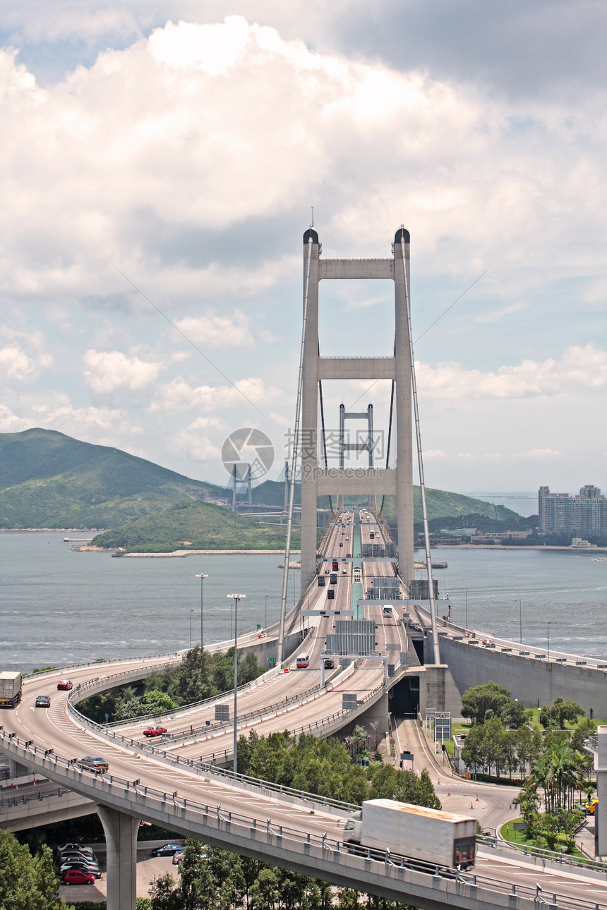 小马桥地标景观交通城市海洋天空射线旅行建筑市中心图片