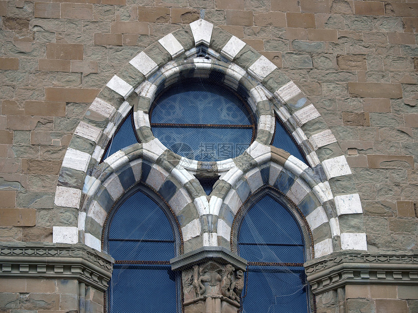 阿雷佐     圣多纳图斯哥特大教堂拱门大教堂宗教雕塑窗户建筑学图片