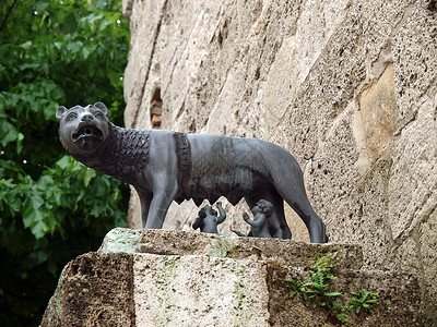 传奇按纽素材罗穆卢斯和雷穆斯的婴儿 托斯卡纳 奇乌西纹章雕塑建筑学雕像地方母狼传奇正方形背景
