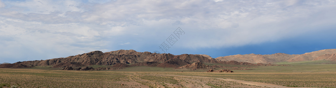 Altai山脉 美丽的高地景观 蒙古地面蓝色高山高原场景全景地形山腰环境土地背景图片