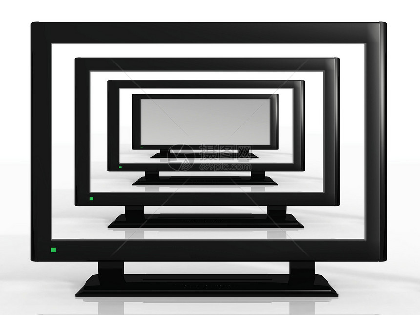 电视机技术视频监视器白色电影渠道程序电子娱乐电视图片