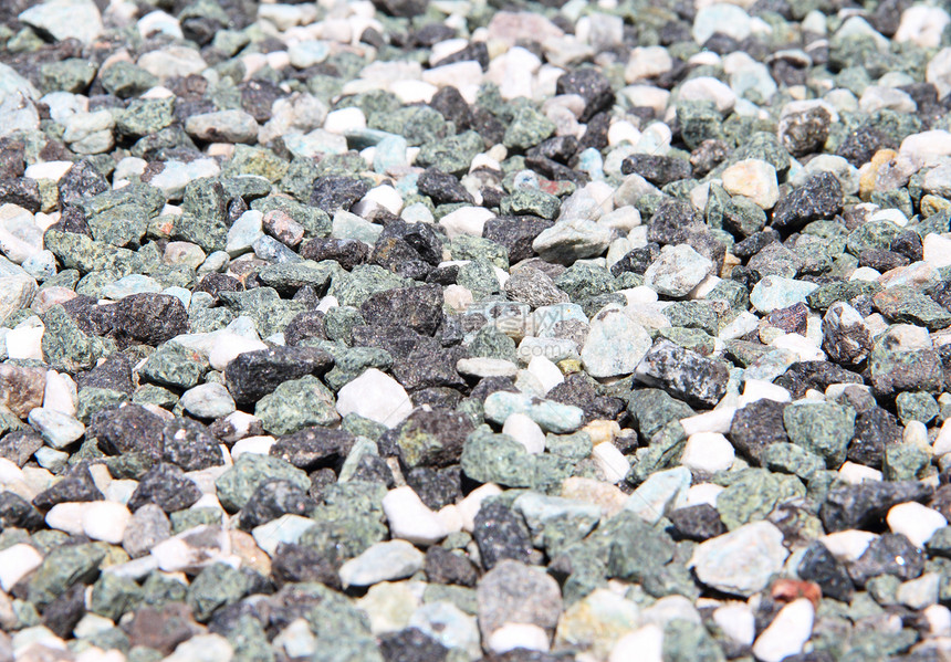 颗粒岩石背景宏观白色地面黑色灰色碎石材料矿物石头墙纸图片
