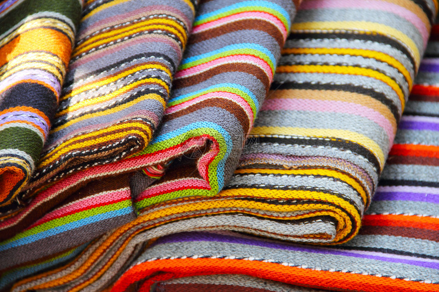 传统的西班牙彩色纺织业图片
