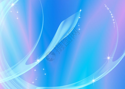 蓝背景的抽象曲线Name粉色蓝色星星横幅窗帘闪光创造力阴影绿色背景图片