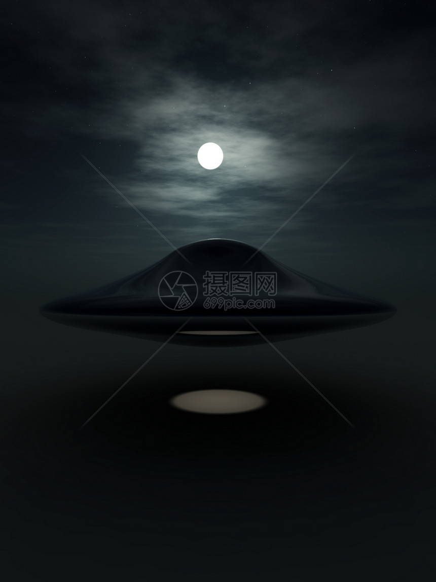 UFO 乌弗果航班车辆环境辉光天空旅行月光地平线工艺照明图片