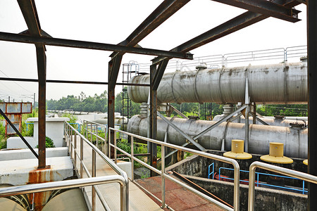 工业区机器技术工厂涡轮运输力量燃烧管子活力蒸汽背景图片