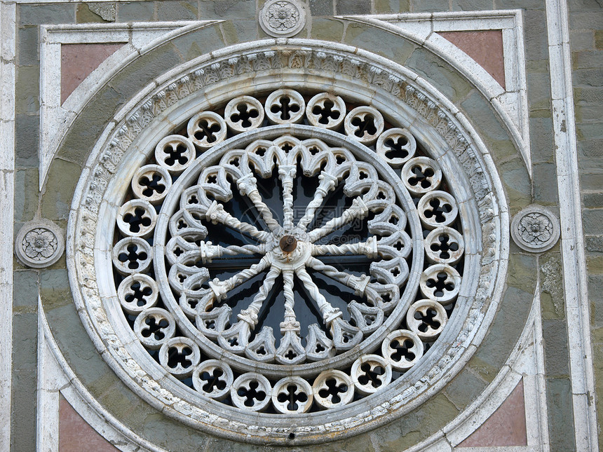 科托纳周围橄榄林和平原的景象建筑学石头神社花环窗户教会避难所宗教玫瑰艺术图片