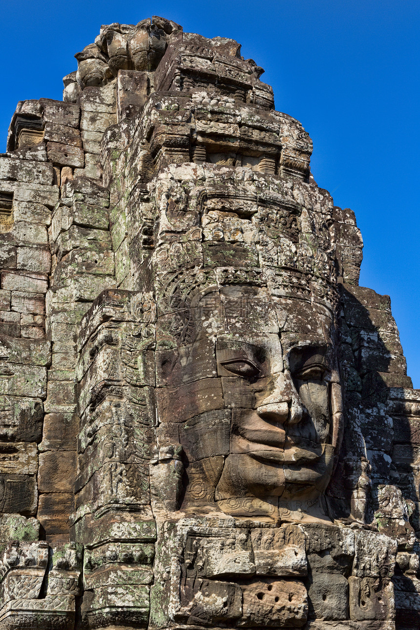 柬埔寨收获宗教文化纪念碑艺术热带石头寺庙历史旅行图片