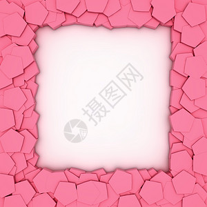 粉粉框架白色正方形边界电脑活力背景图片