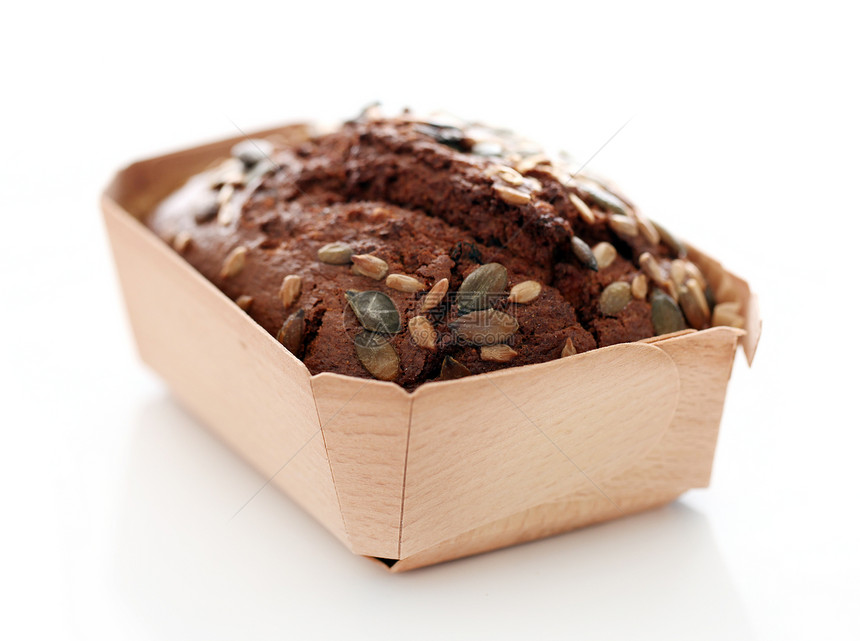 盒里有谷物的自制面包糕点营养杂粮小吃美食包子饮食粮食面粉乡村图片