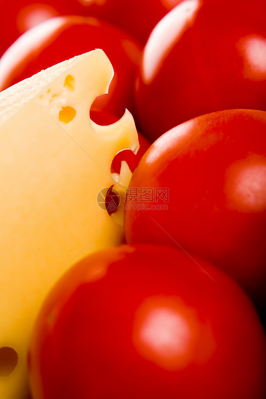 奶酪加西红茄食品红色奶制品饮食团体产品食物蔬菜边缘图片