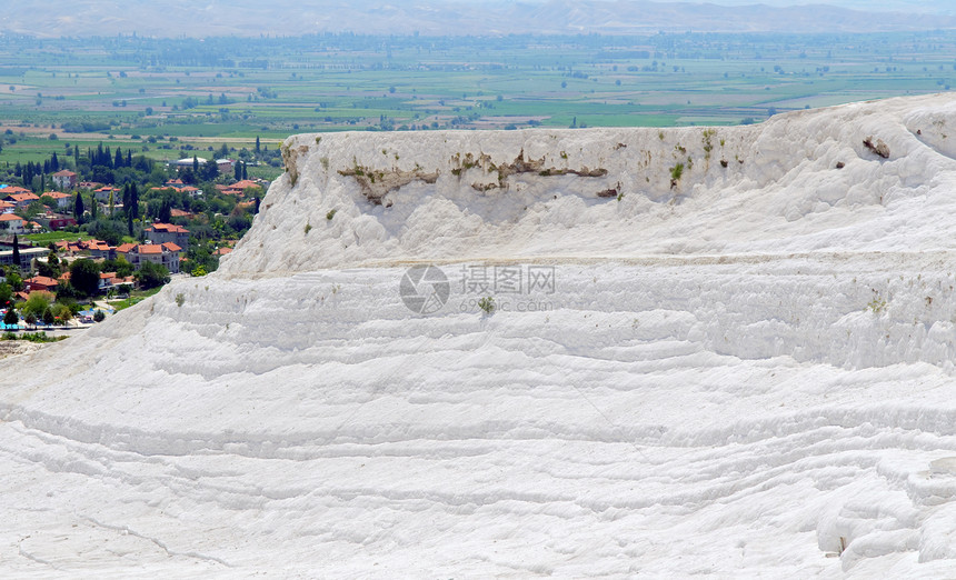 帕穆卡莱 土耳其钙质旅行阳台游客结晶矿物石灰石石灰华火鸡地标图片