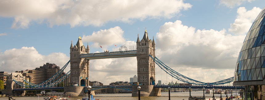 伦敦市和秋季的泰晤士河景观晴天旅游商业假期建筑玻璃旅行兴趣城市图片