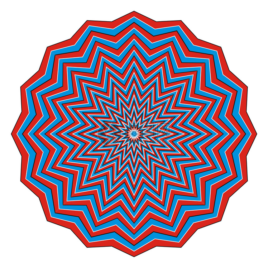 光幻圆圈概念光学数学眼睛黑色插图网格墙纸几何学图片