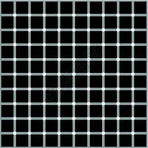 矢量光幻象黑色白色数学积木几何学诡计网格数字插图正方形背景图片