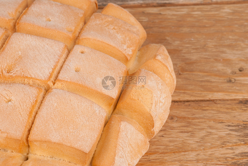 传统面包小麦脆皮白色食物乡村水平美食硬皮图片