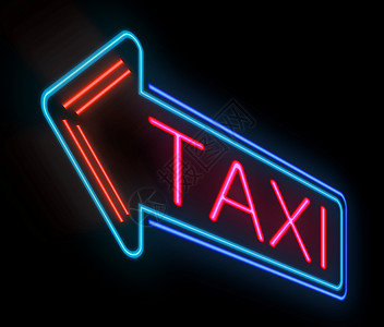计程车牌概念黑色民众运输插图旅行指示牌车站服务车辆背景图片