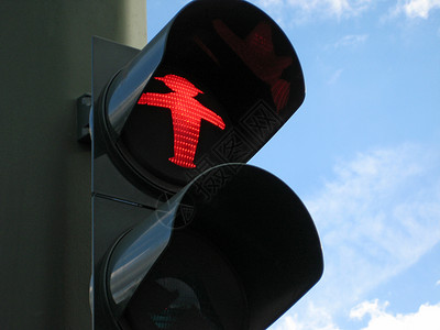 2023经济信号展板红信号 交通灯背景