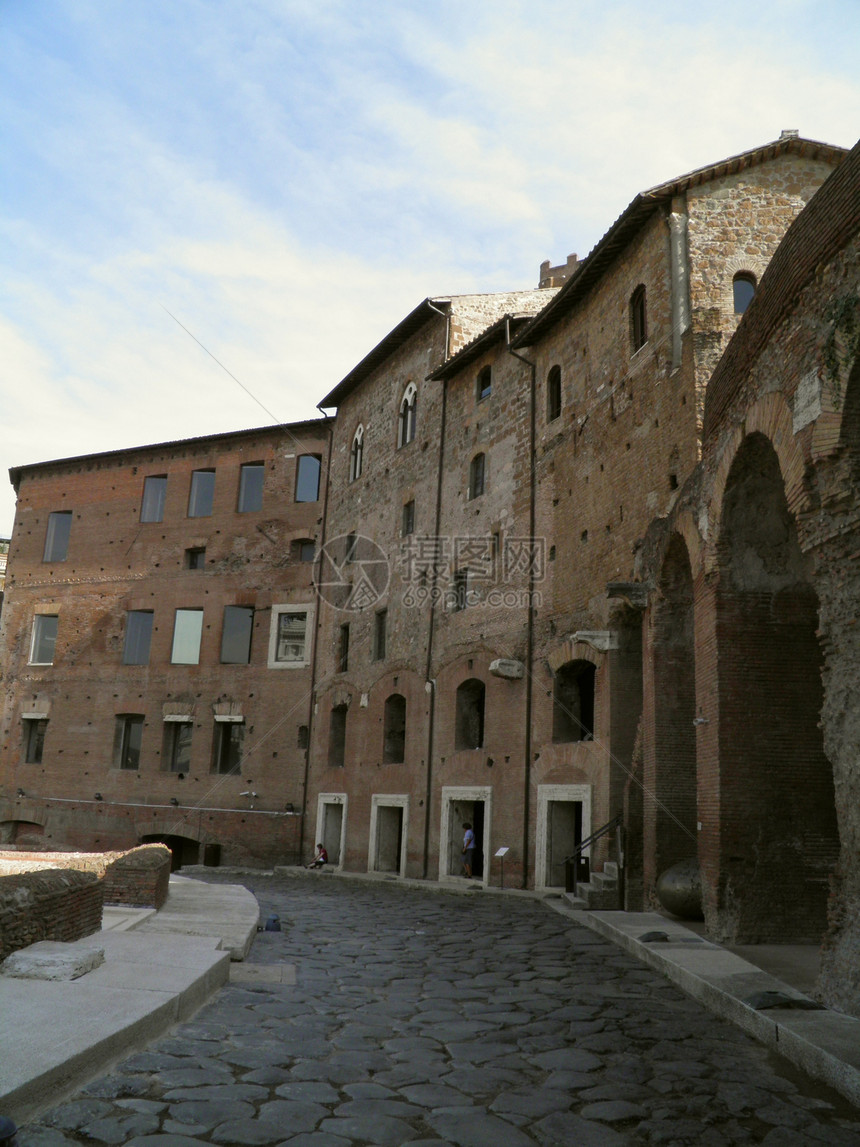 Trajan在罗马的论坛和市场遗产帝国文明建筑学加法旅游皇帝建造建筑吸引力图片